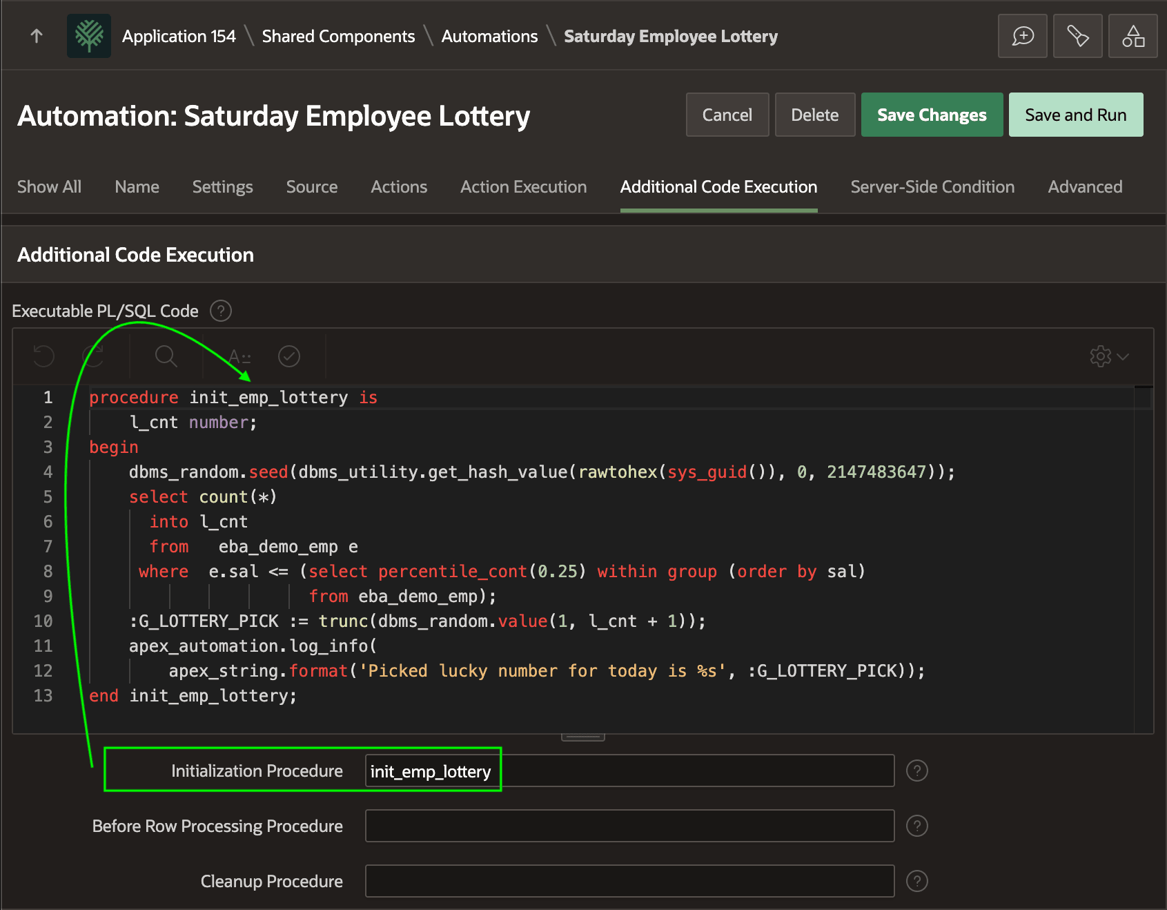 Additional Code Execution 中定义内联初始化过程